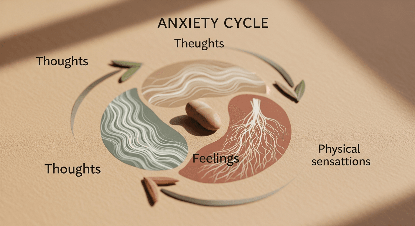Anxiety's Vicious Cycle: Why Calming Down Can Feel Impossible (And What To Do Instead)